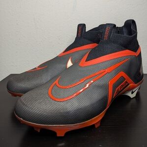 Nike Alpha Menace Elite 3 Size 15 Wide SMU PE Black Orange OSU Beavers Cleats